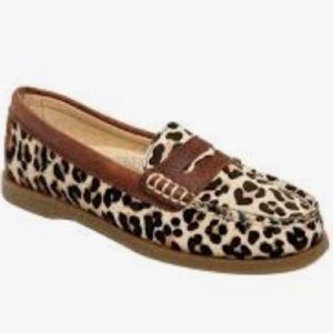Sperry| Animal Print Fur Loafer - 7M